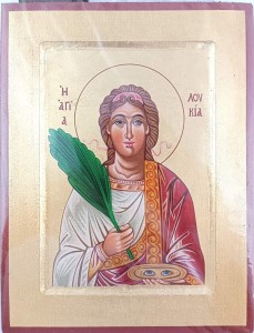 IKONA R RB 201/1S Św. Łucja