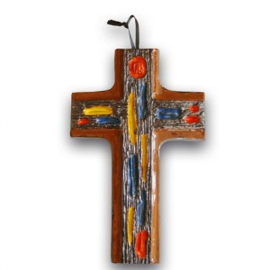 KRZYŻ R RM 001/275 28CM CROCE GEMMATA
