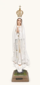 FIGURKA RA 20/1023/BL  M.B.Fatimska 35CM szklane oczy
