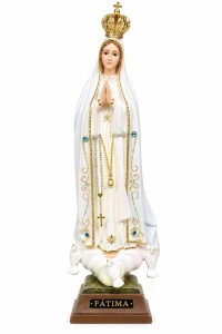 FIGURKA RA 20/1033/BL  M.B.Fatimska 21CM szklane oczy